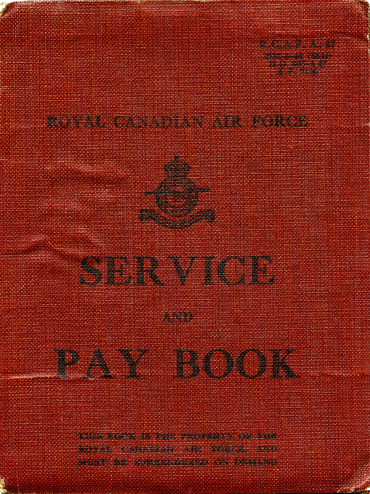 Dad, RCAF Service and Pay Book